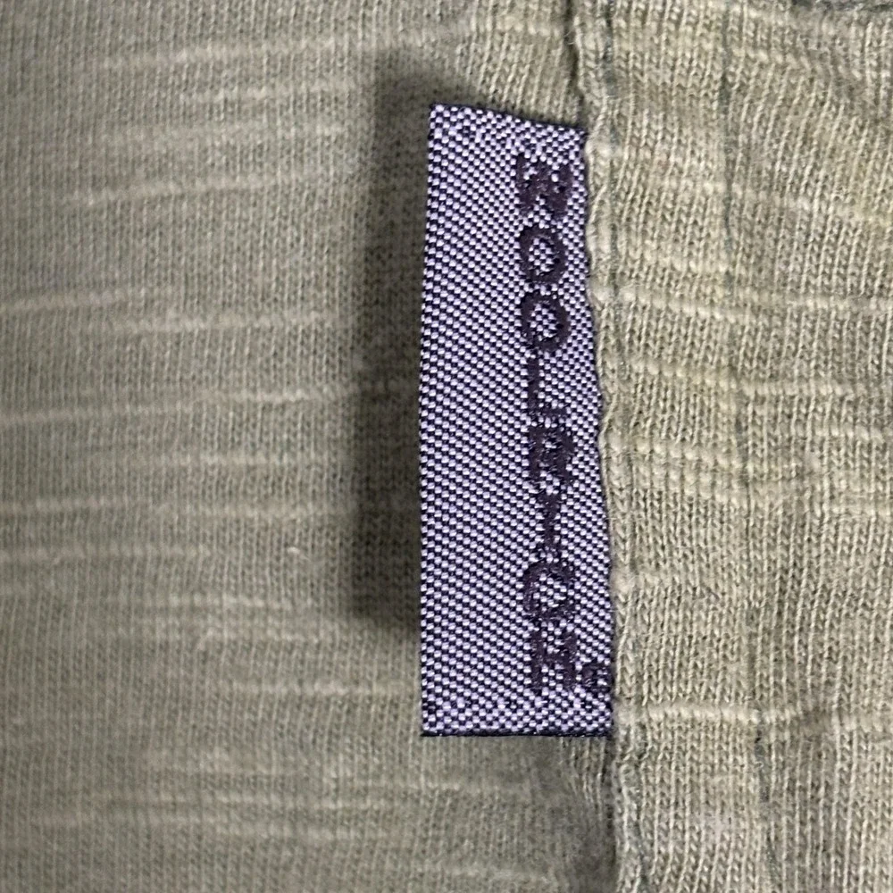 Woolrich Shirt Mens XL Olive Green Short Sleeve Button Front‎ Cotton Pockets - Picture 8 of 15